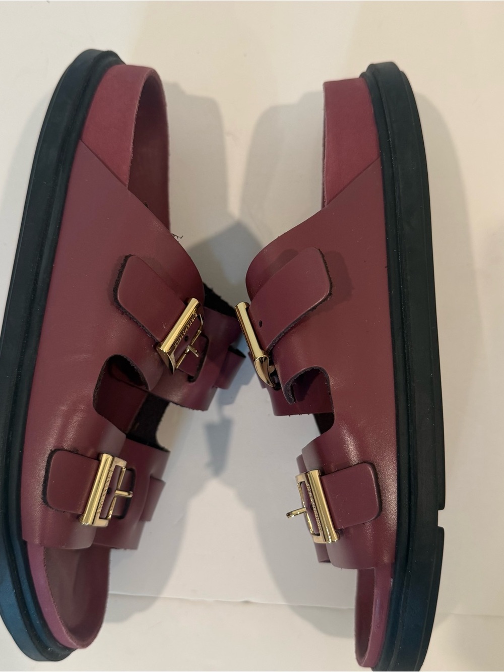 Birkenstock St Barths Slides - Burgundy/Women’s Sandal 38 - Picture 4 of 7